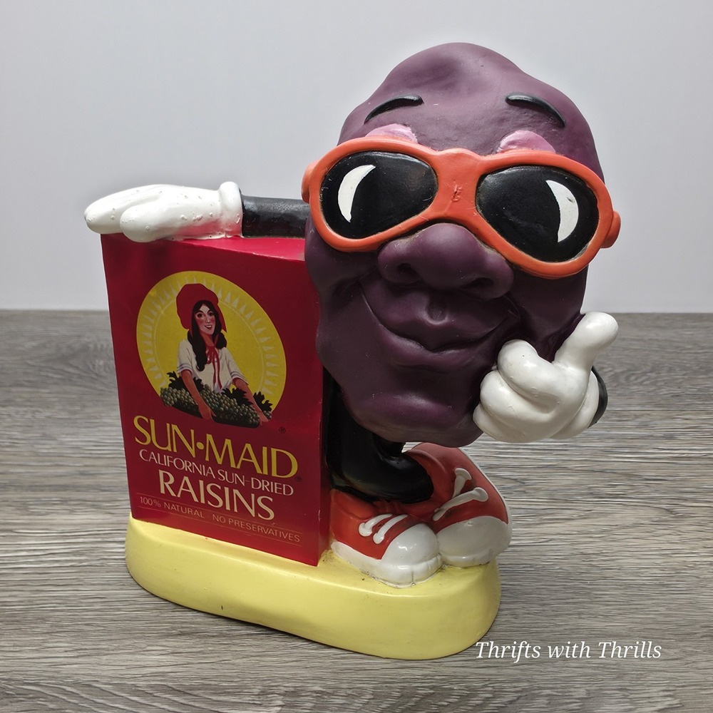 Vintage 1987 California Raisins Piggy Bank
